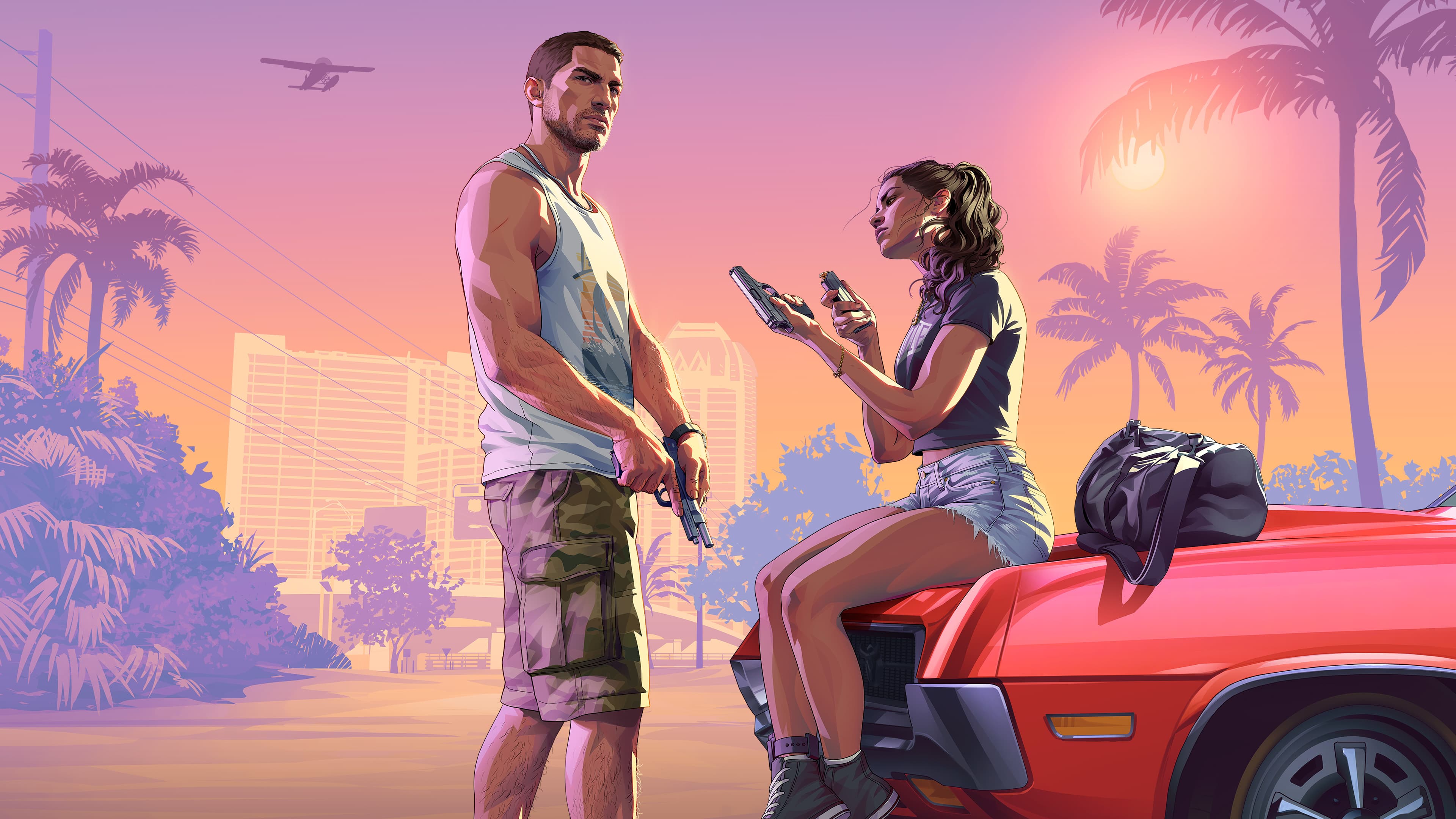 Rockstar Games' official GTA VI launch-trailer thumbnail